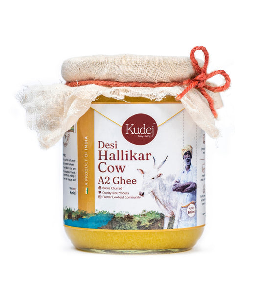 Kudej Desi Hallikar Cow A2 Ghee