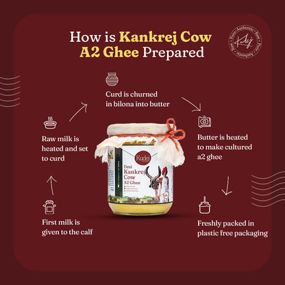 Kudej Desi Kankrej Cow A2 Ghee